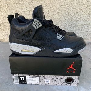 Air Jordan 4 Retro Black Oreos Men’s Sneakers